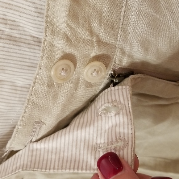 WILLI SMITH Linen Trousers with Belt Loops and Side Pockets - Picture 3 of 9